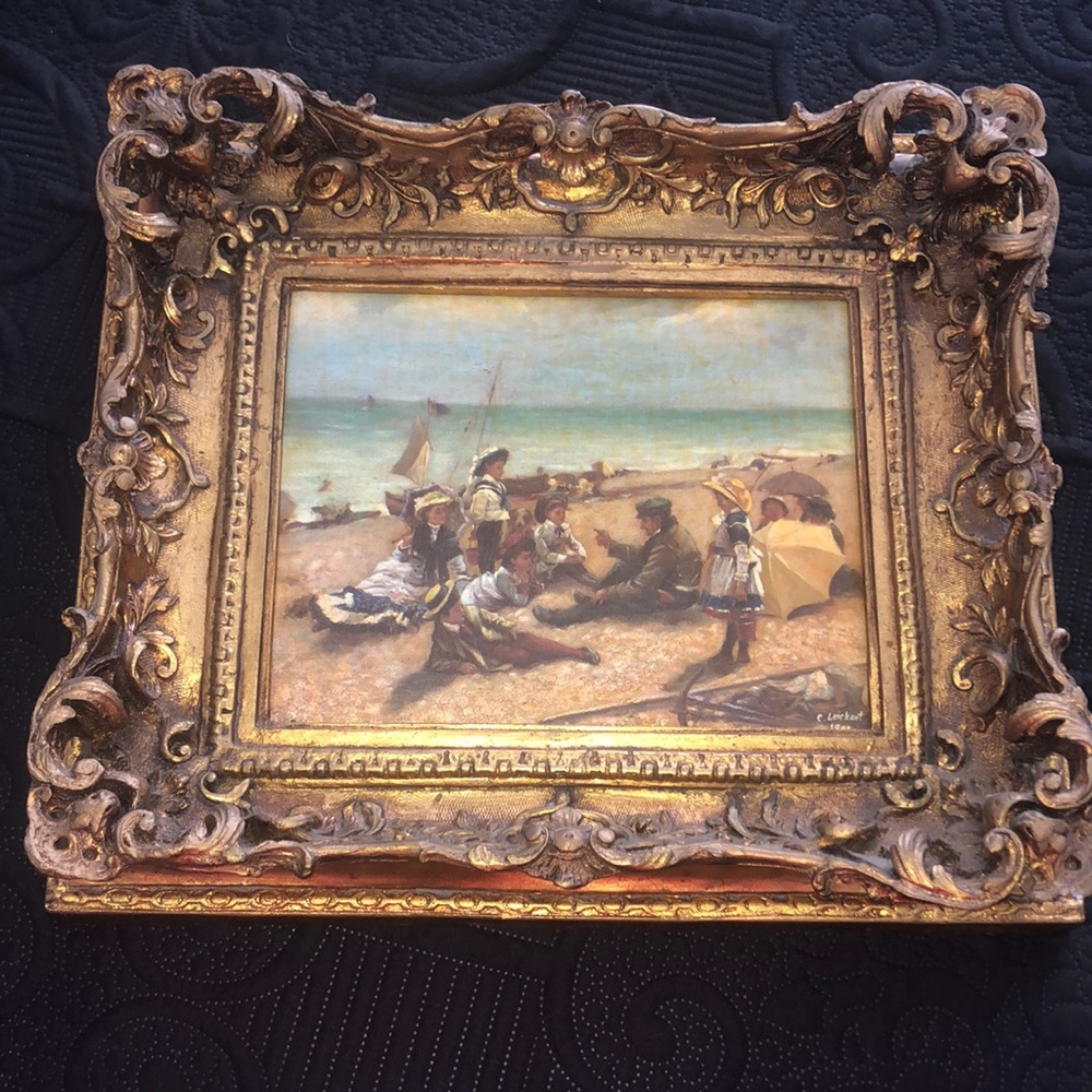 C. Leickert 1902 vintage Painting